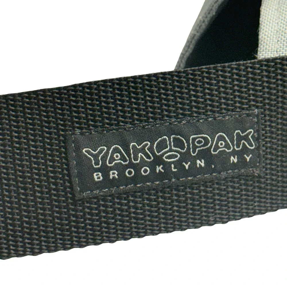 Yak Pak Brooklyn NY Messenger Bag‎ Aqua Canvas Crossbody Laptop Shoulder 2000s